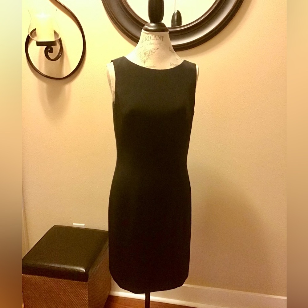 Oleg Cassini Classic Black Mini Dress